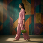 Premium Polyester Crush Co-ord Set – Effortless Office & Daily Wear