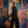 Moonpalav Elegant Black Top and Palazzo Set | Solid Co-ord Loungewear
